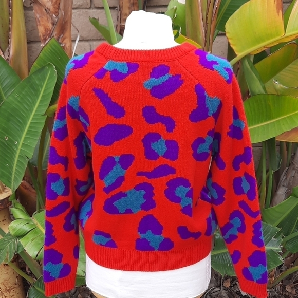 Blank NYC cheetah print sweater small - Picture 5 of 10